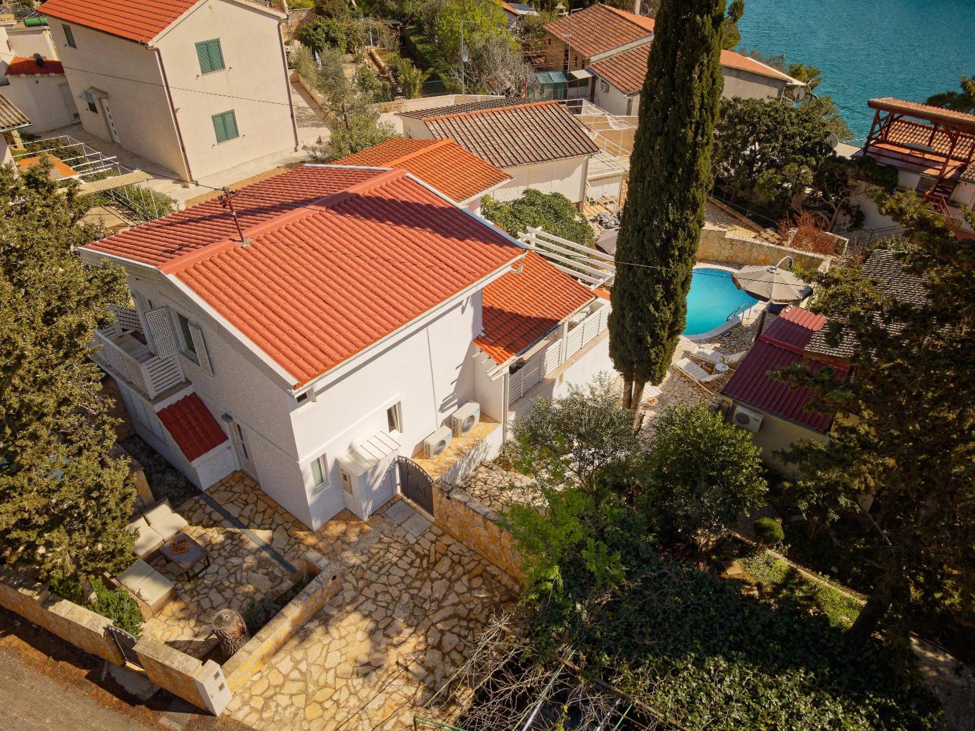 Villa Hvar With Pool Vrboska Esterno foto