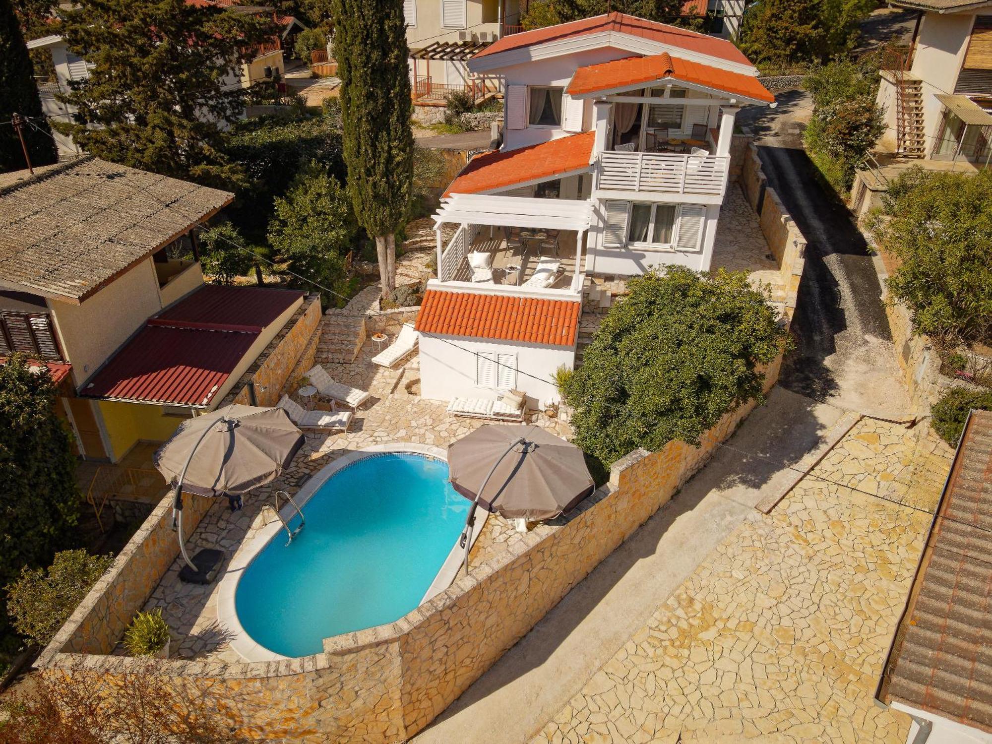Villa Hvar With Pool Vrboska Esterno foto