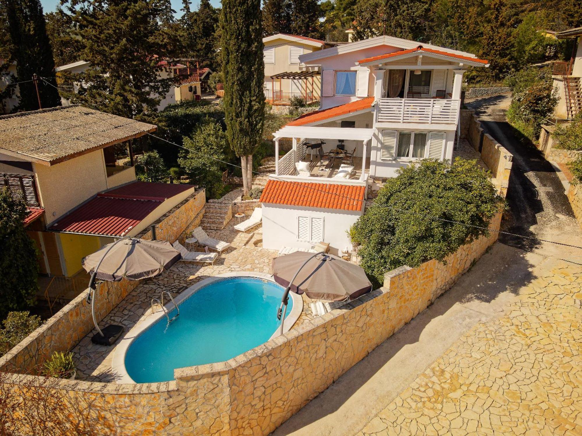Villa Hvar With Pool Vrboska Esterno foto